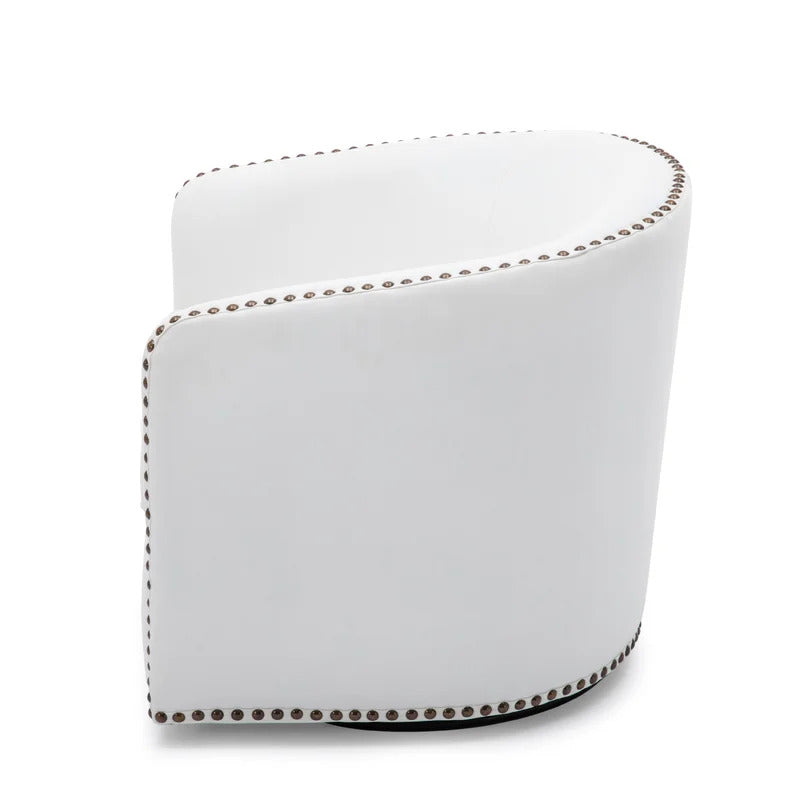 Barrel Chair: 28.5'' Wide Swivel Barrel Chair