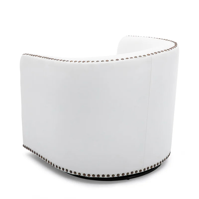 Barrel Chair: 28.5'' Wide Swivel Barrel Chair