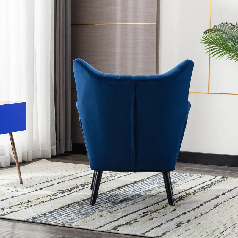 Barrel Chair: 29.13'' Wide Velvet Barrel Chair