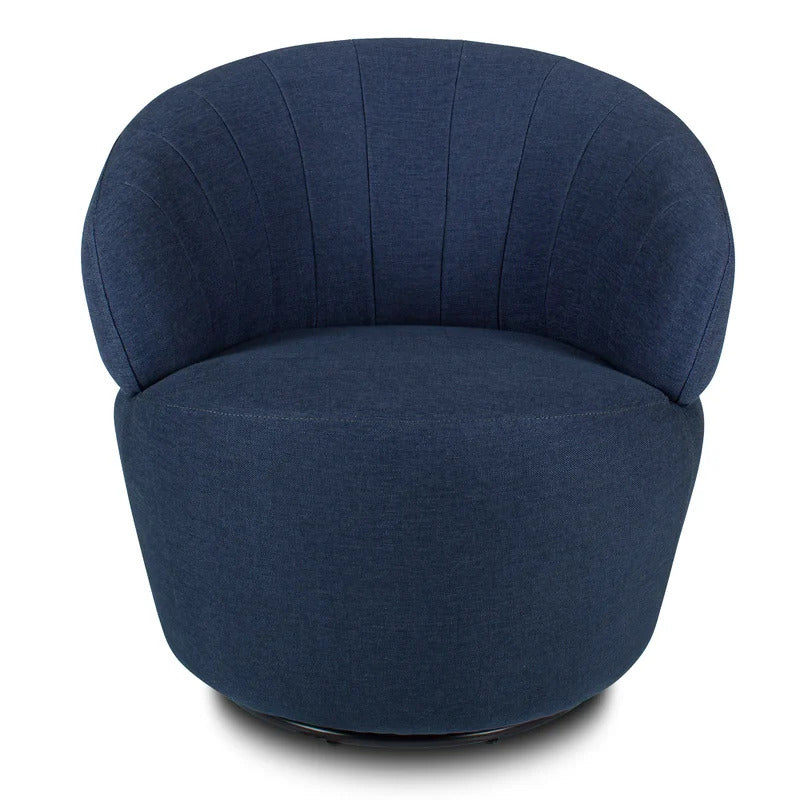 Barrel Chair: 29.1'' Wide Swivel Barrel Chair