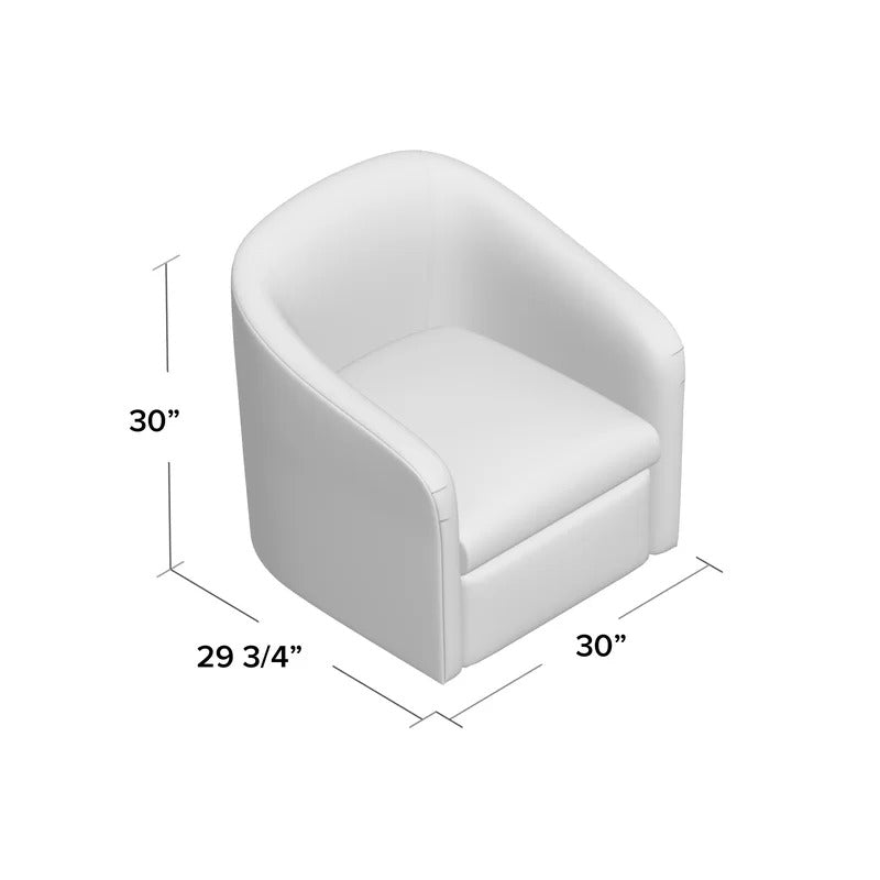 Barrel Chair: 29.75'' Wide Barrel Chair