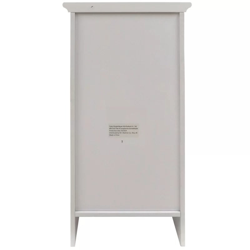 Bathroom Cabinets: 13.37" W x 27.63" H x 12" D Free-Standing Bathroom Cabinet
