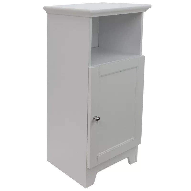 Bathroom Cabinets: 13.37" W x 27.63" H x 12" D Free-Standing Bathroom Cabinet