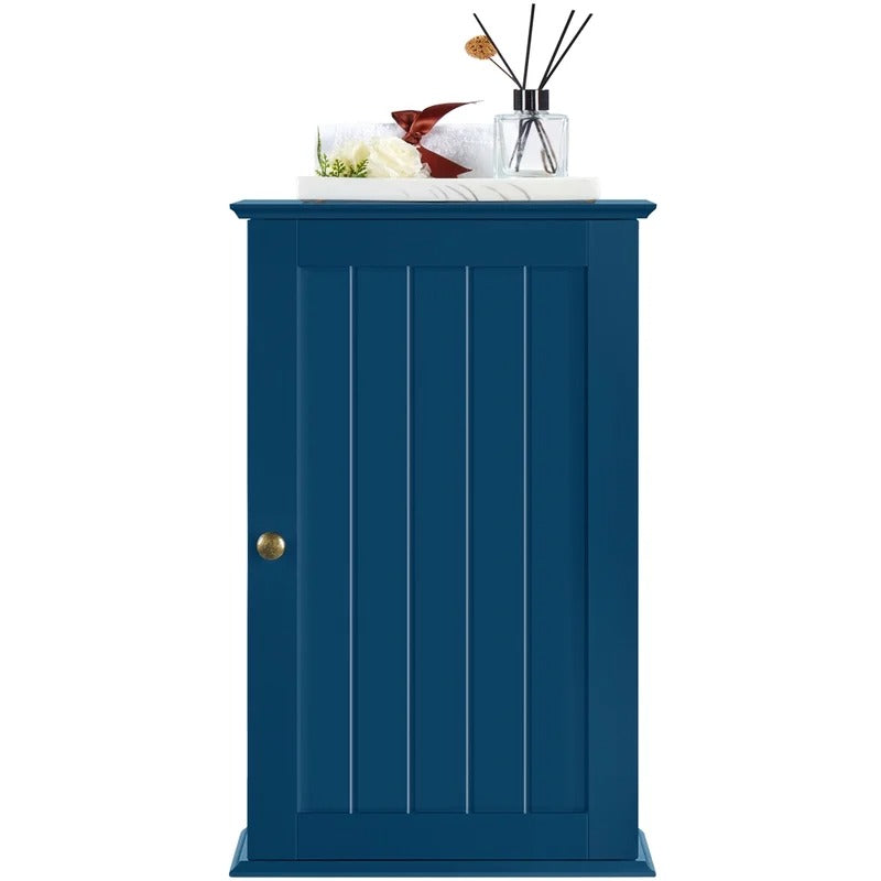 Bathroom Cabinets: 14'' W x 22'' H x 8'' D Wall Mounted Wall Cabinet