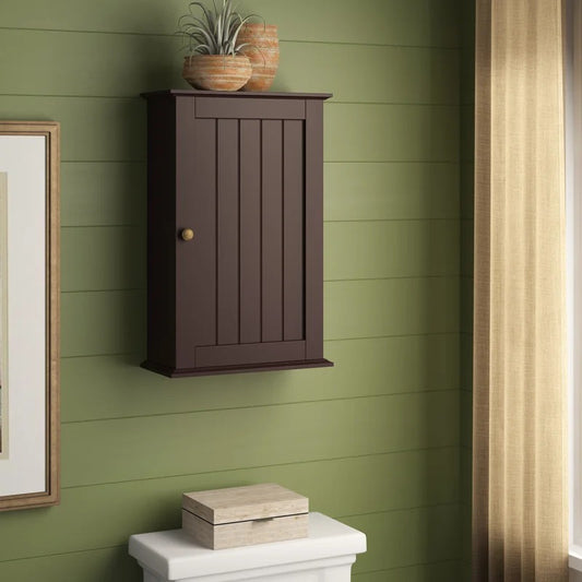 Bathroom Cabinets: 14'' W x 22'' H x 8'' D Wall Mounted Wall Cabinet