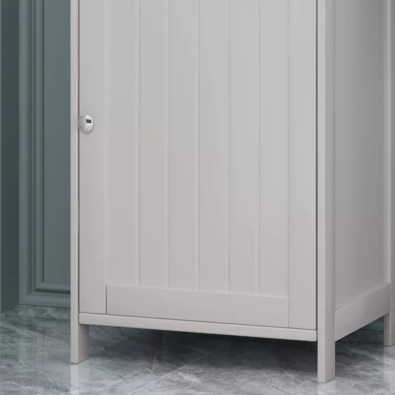 Bathroom Cabinets: 17'' W x 30.25'' H x 13.5'' D Free-Standing Bathroom Cabinet