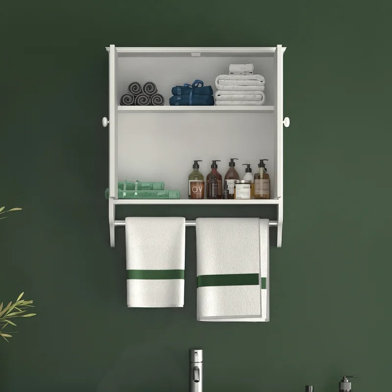 Bathroom Cabinets: 18.9'' W x 21.7'' H x 6.3'' D Wall Mounted Bathroom Cabinet
