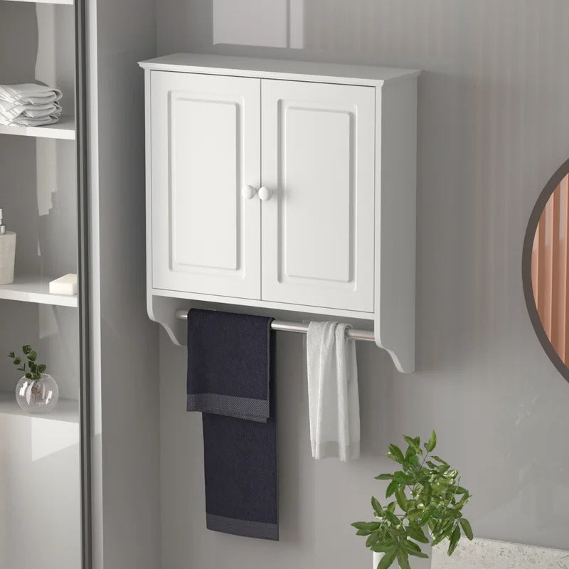 Bathroom Cabinets: 18.9'' W x 21.7'' H x 6.3'' D Wall Mounted Bathroom Cabinet