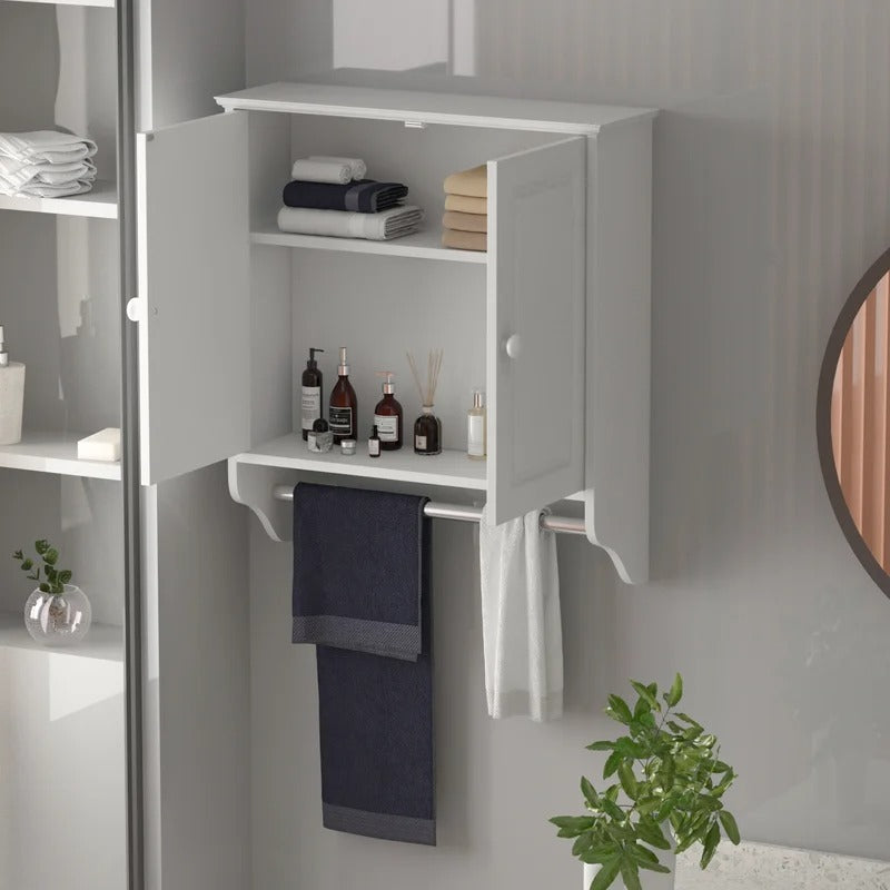 Bathroom Cabinets: 18.9'' W x 21.7'' H x 6.3'' D Wall Mounted Bathroom Cabinet