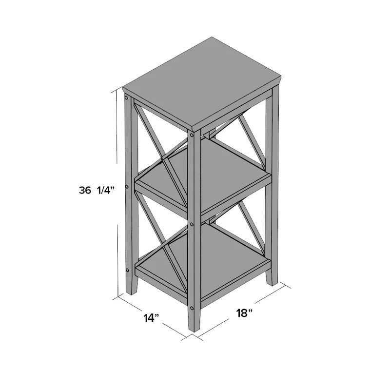 Bathroom Cabinets: 18'' W x 36.25'' H x 14'' D Free-Standing Bathroom Shelves