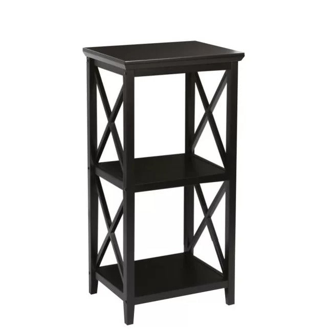 Bathroom Cabinets: 18'' W x 36.25'' H x 14'' D Free-Standing Bathroom Shelves