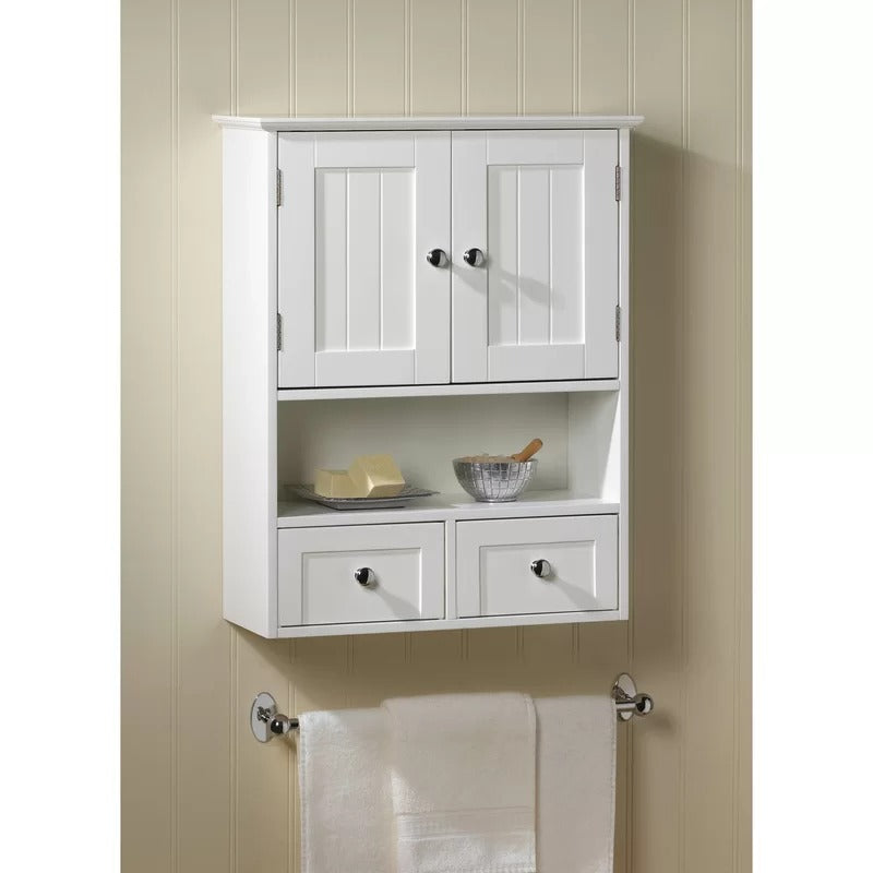 Bathroom Cabinets: 19.5'' W x 24.5'' H x 8'' D Wall Mounted Bathroom Cabinet