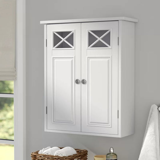 Bathroom Cabinets: 20'' W x 24'' H x 7'' D Wall Mounted Bathroom Cabinet