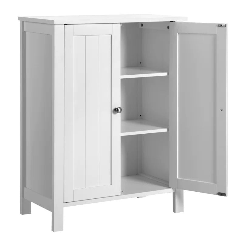 Bathroom Cabinets: 23.6'' W x 31.6'' H x 11.8'' D Free-Standing Bathroom Cabinet