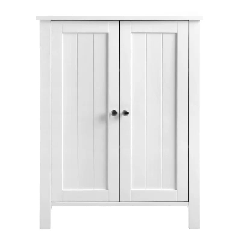 Bathroom Cabinets: 23.6'' W x 31.6'' H x 11.8'' D Free-Standing Bathroom Cabinet