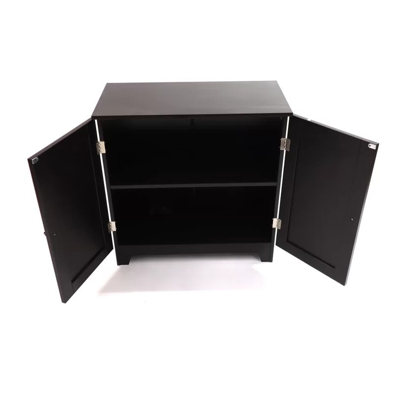 Bathroom Cabinets: 23.6'' W x 11.75'' D Free-Standing Bathroom Cabinet