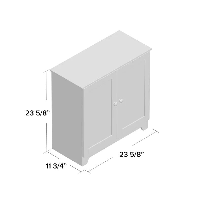 Bathroom Cabinets: 23.6'' W x 11.75'' D Free-Standing Bathroom Cabinet