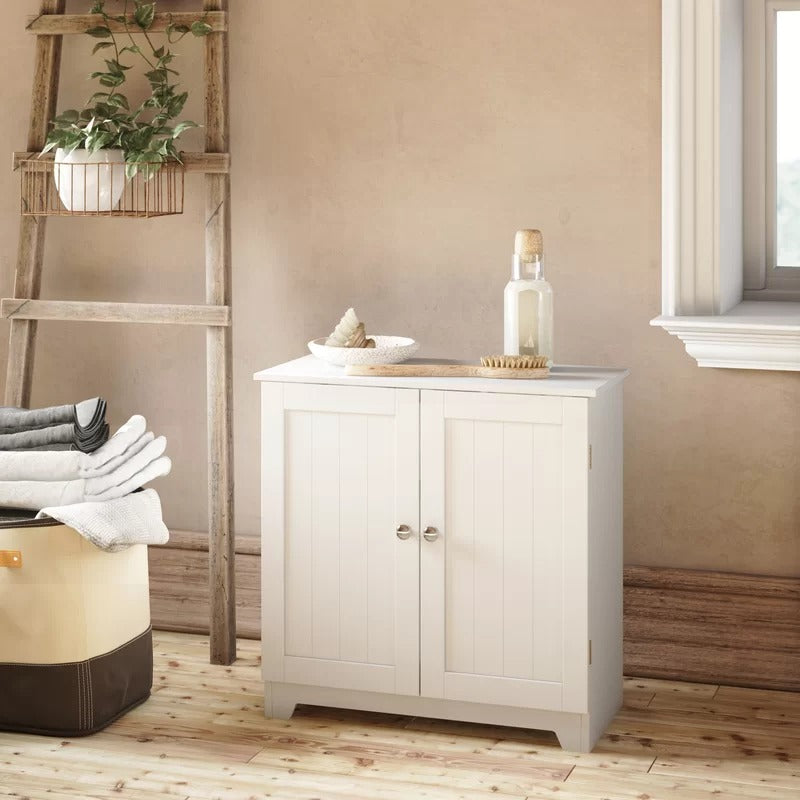 Bathroom Cabinets: 23.6'' W x 11.75'' D Free-Standing Bathroom Cabinet