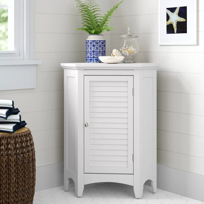 Bathroom Cabinets: 24.75'' W x 32'' H x 17'' D Free-Standing Bathroom Cabinet