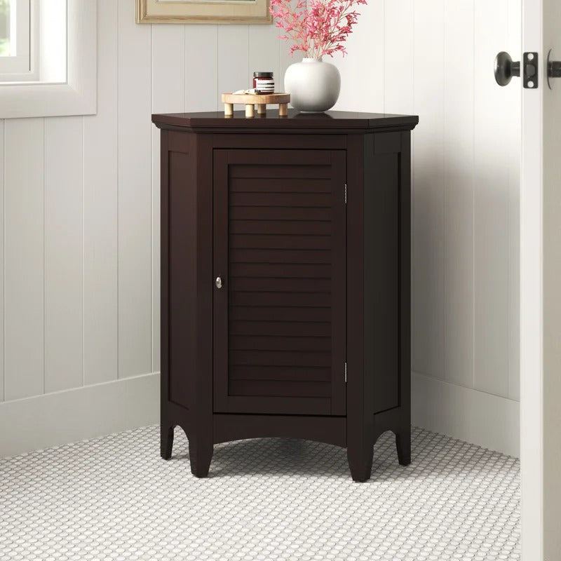 Bathroom Cabinets: 24.75'' W x 32'' H x 17'' D Free-Standing Bathroom Cabinet