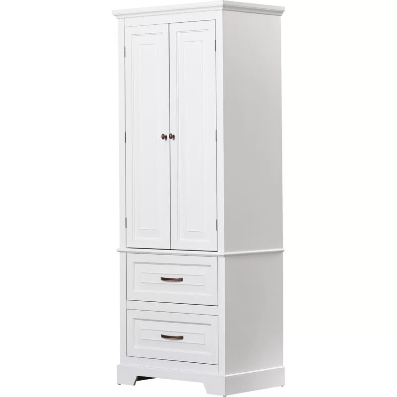 Bathroom Cabinets: 24'' W x 62'' H x 16'' D Linen Cabinet