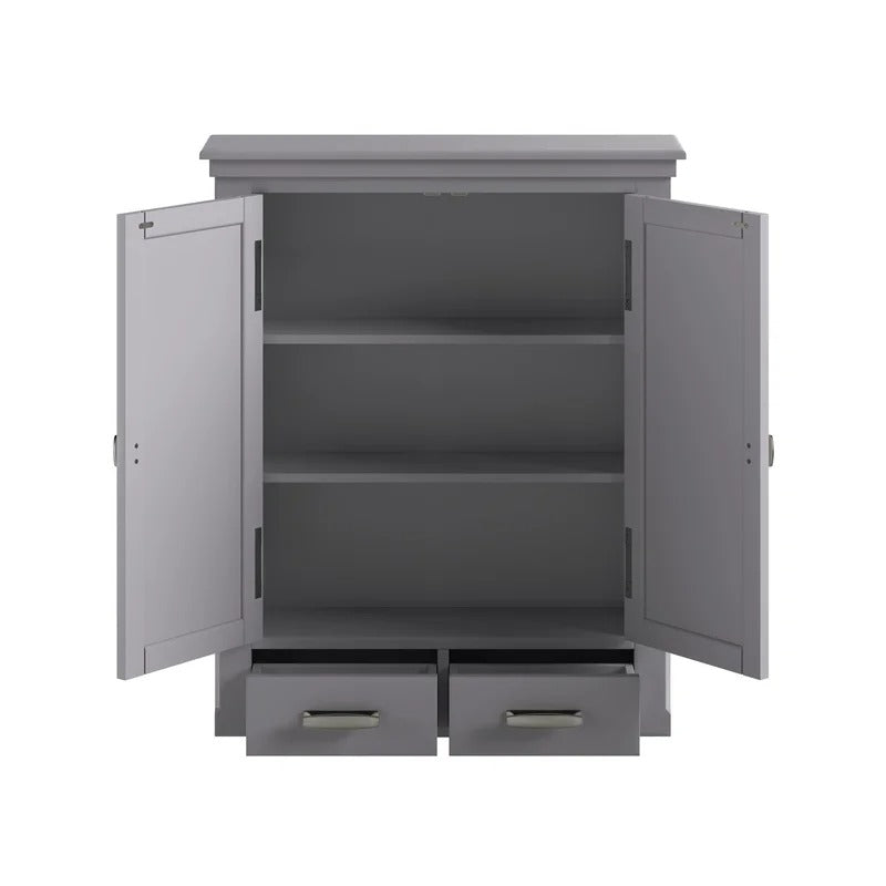 Bathroom Cabinets: 26'' W x 31.5'' H x 7'' D Wall Mounted Bathroom Cabinet