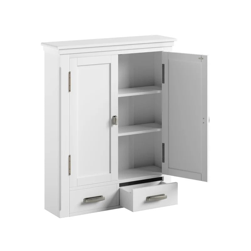 Bathroom Cabinets: 26'' W x 31.5'' H x 7'' D Wall Mounted Bathroom Cabinet