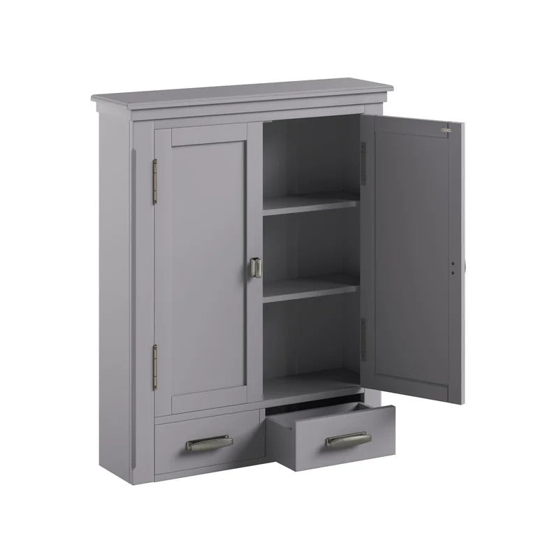 Bathroom Cabinets: 26'' W x 31.5'' H x 7'' D Wall Mounted Bathroom Cabinet