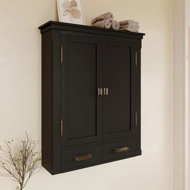 Bathroom Cabinets: 26'' W x 31.5'' H x 7'' D Wall Mounted Bathroom Cabinet