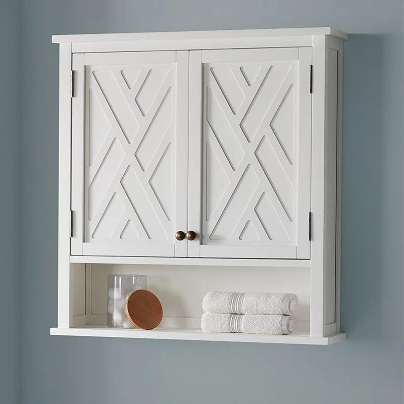 Bathroom Cabinets: 27'' W x 29'' H x 8'' D Wall Mounted Bathroom Cabinet