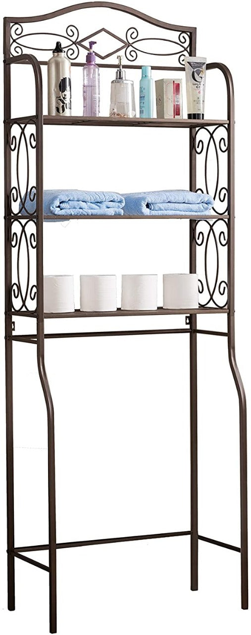 Bathroom Cabinets: Metal Bathroom Rack