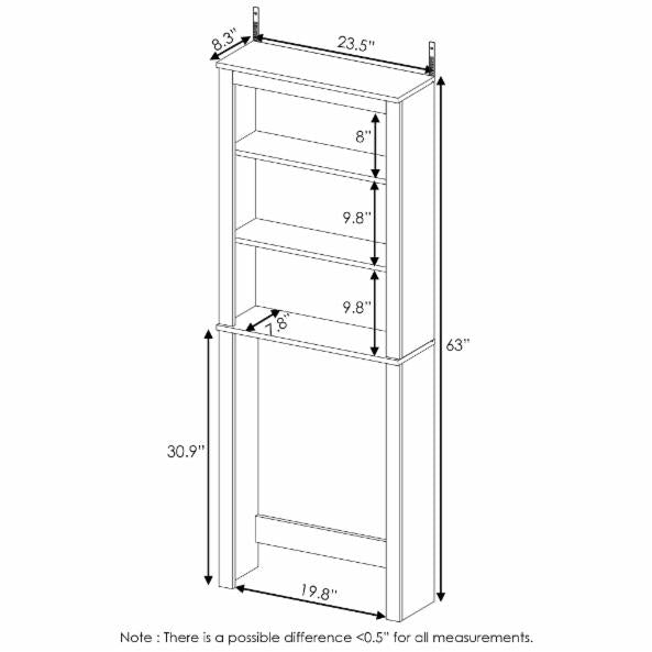 Bathroom Cabinets: Open Bath Cabinet