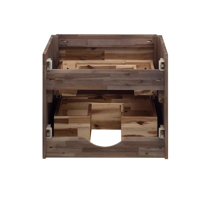 Bathroom Cabinets: Wall Hung 23" Single Bathroom Vanity Base Only