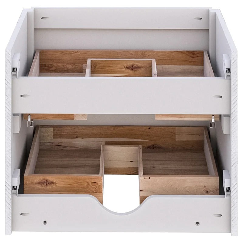 Bathroom Cabinets: Wall Hung 23" Single Bathroom Vanity Base Only