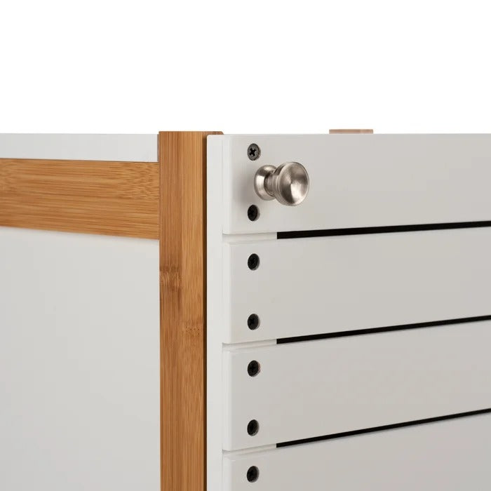 Bathroom Linen Cabinets: 12.6'' W x 26.97'' H x 14.57'' D Free-Standing Bathroom Cabinet