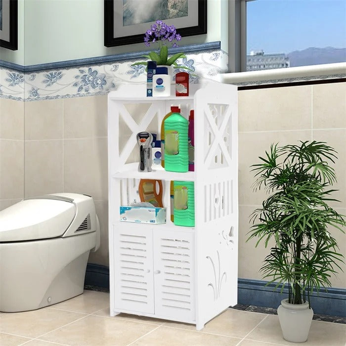 Bathroom Linen Cabinets:12.6'' W x 31.5'' H x 10.6'' D Linen Cabinet