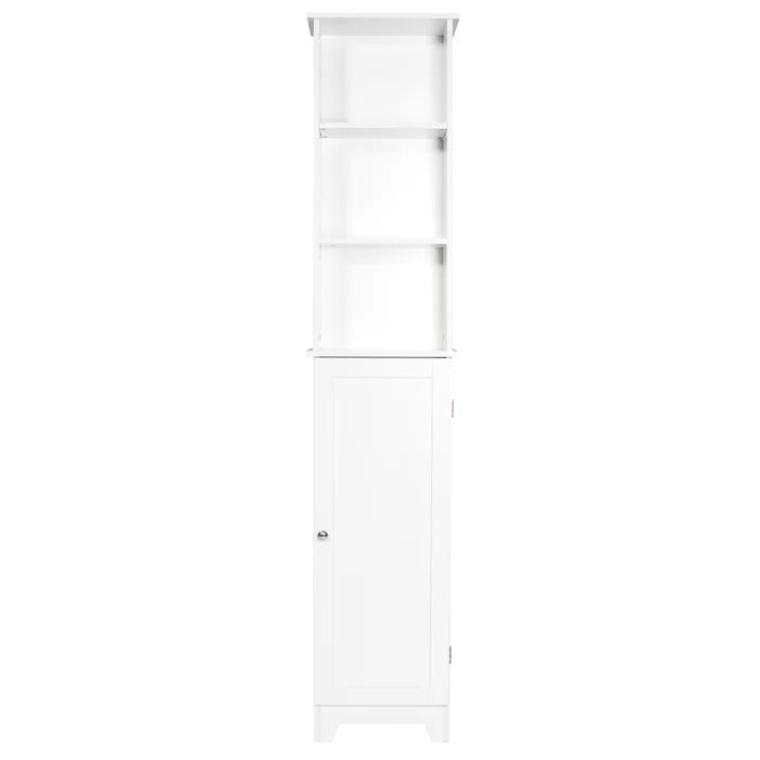 Bathroom Linen Cabinets:13.38'' W x 65.50'' H x 8'' D Linen Cabinet