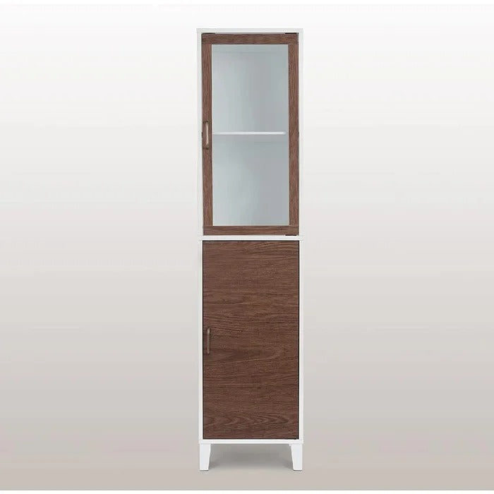 Bathroom Linen Cabinets: 13'' W x 63'' H x 15'' D Linen Cabinet