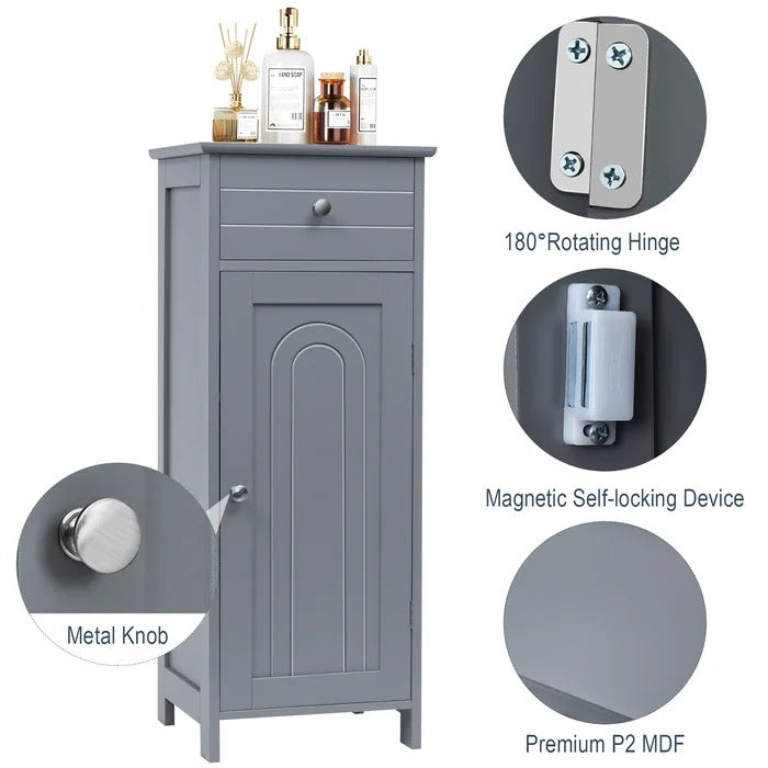 Bathroom Linen Cabinets:14'' W x 34.5'' H x 12'' D Linen Cabinet