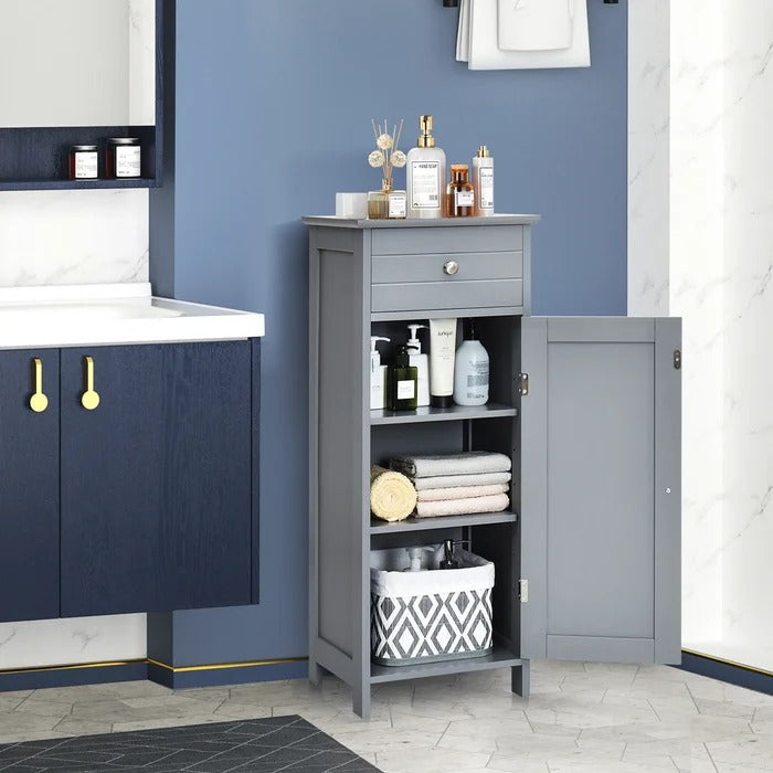 Bathroom Linen Cabinets:14'' W x 34.5'' H x 12'' D Linen Cabinet
