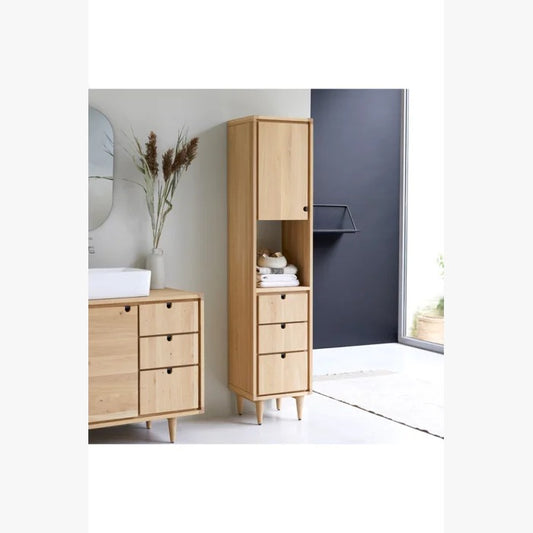 Bathroom Linen Cabinets:16'' W x 71'' H x 14'' D Solid Wood Linen Cabinet