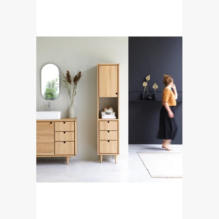 Bathroom Linen Cabinets:16'' W x 71'' H x 14'' D Solid Wood Linen Cabinet
