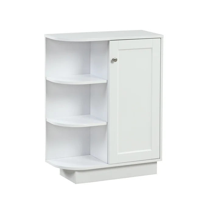 Bathroom Linen Cabinets: 23.6'' W x 31.3'' H x 9.7'' D Free-Standing Bathroom Cabinet