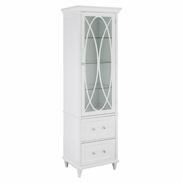 Bathroom Linen Cabinets: 2 Drawer Bathroom Linen Tower