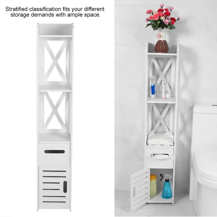 Bathroom Linen Cabinets:8.85'' W x 47.24'' H x 8.66'' D Linen Cabinet