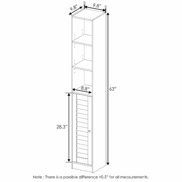 Bathroom Linen Cabinets: Door Bath Cabinet