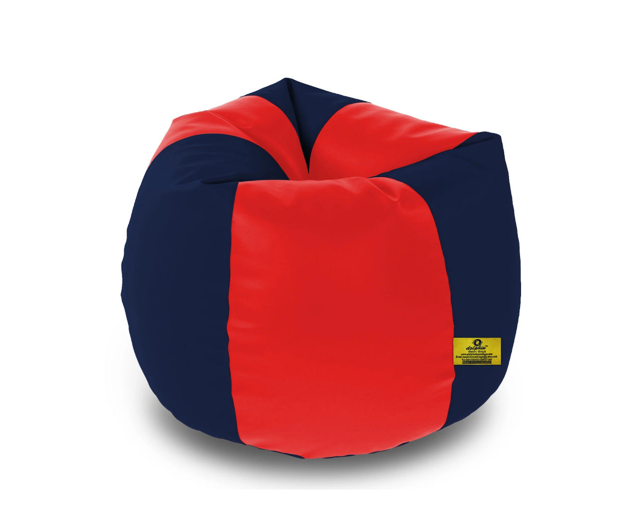 Bean Bag : XXL RED & NAVY BLUE BEAN BAG-FILLED(With Beans)