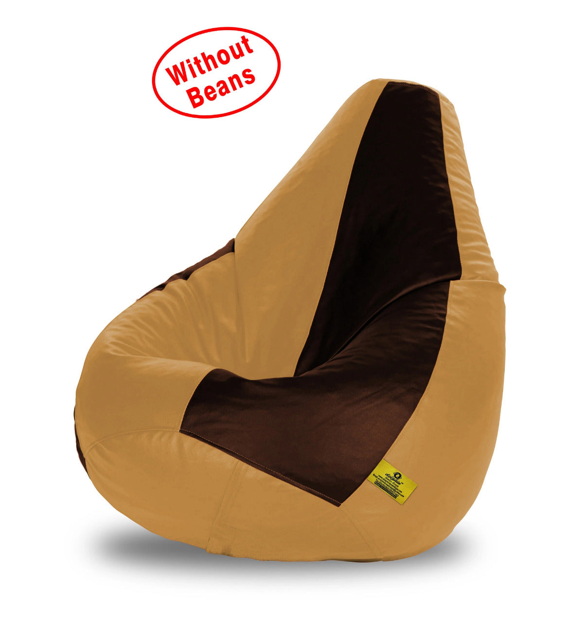 Bean Bag XL BROWN&BEIGE BEAN BAG-COVER (Without Beans)