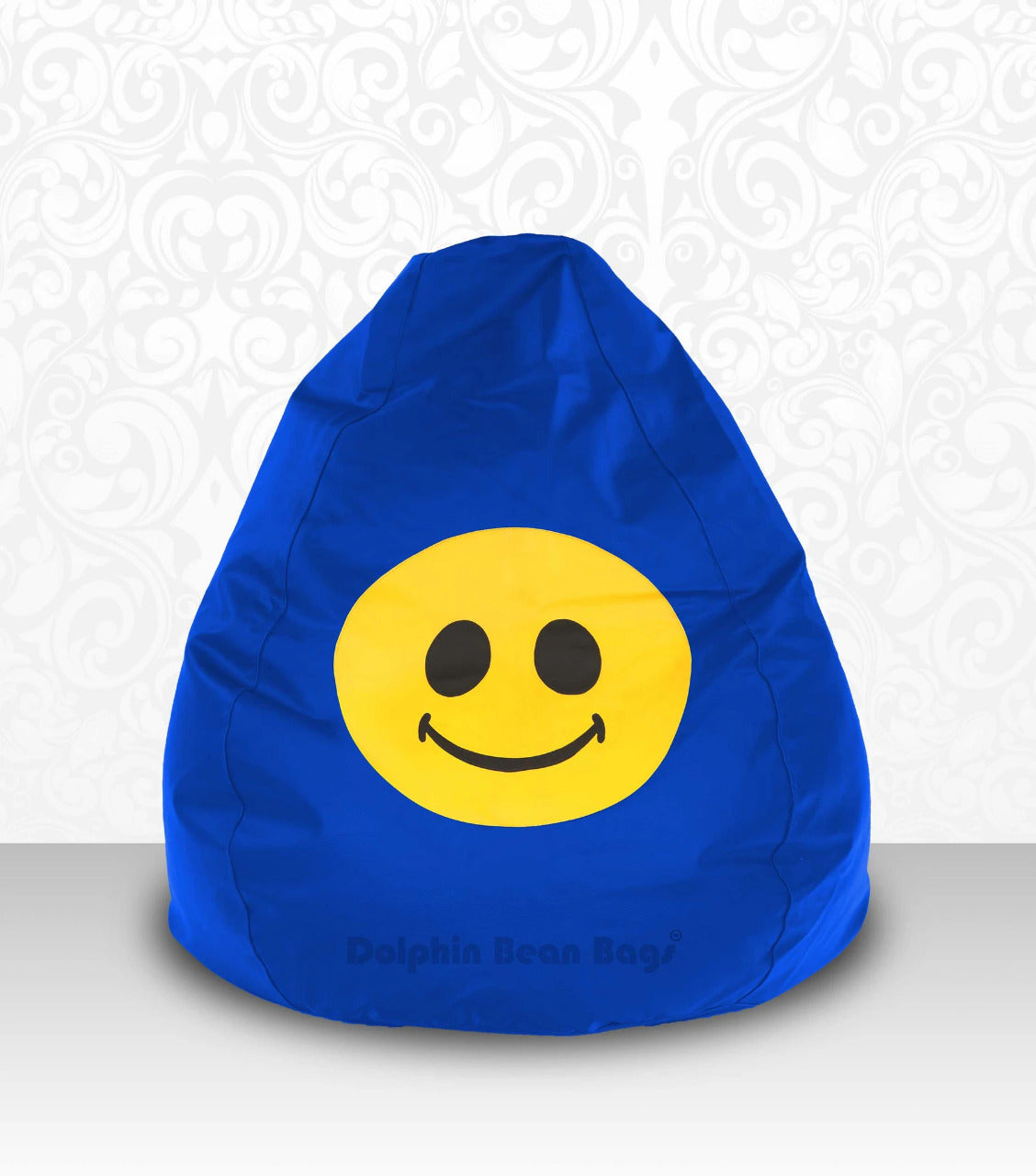Bean Bag : XL Bean Bag R.Blue-Smiley-FILLED (with Beans)