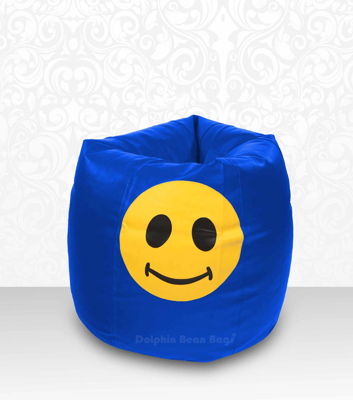 Bean Bag : XL Bean Bag R.Blue-Smiley-FILLED (with Beans)